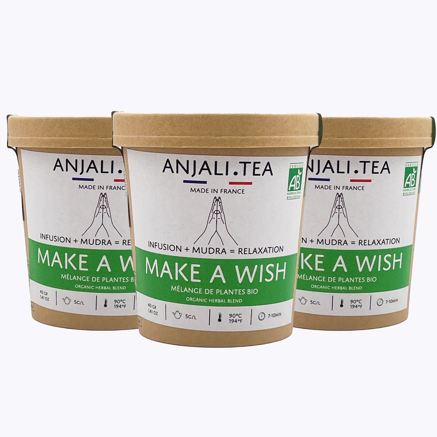 21-Day Positive Attitude Routine - Make A Wish - 3 pots